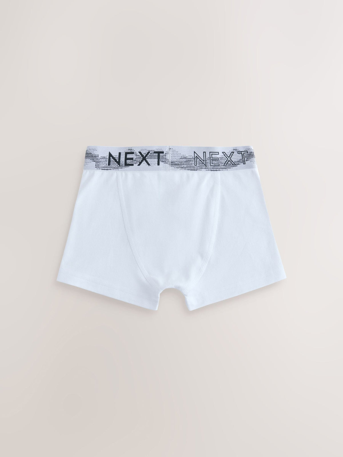 White with Stippling Waistband Trunks 5 Pack (1.5-16yrs)