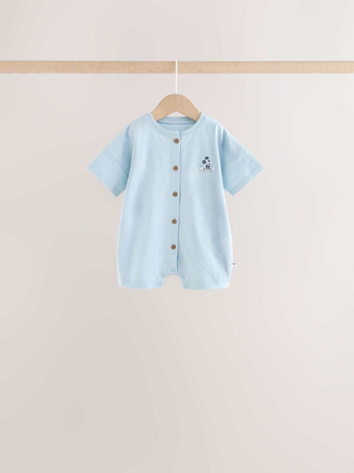 Blue Baby Mickey Mouse Jersey Rompers 3 Pack