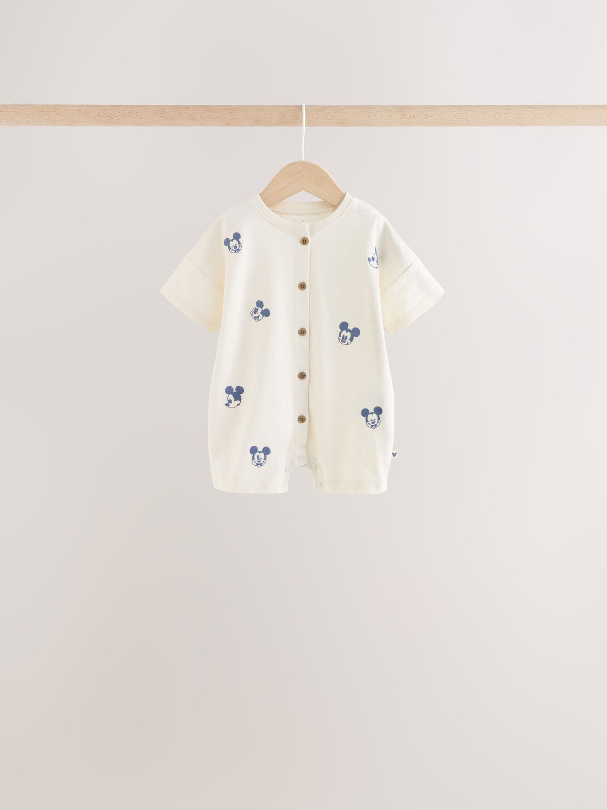 Blue Baby Mickey Mouse Jersey Rompers 3 Pack