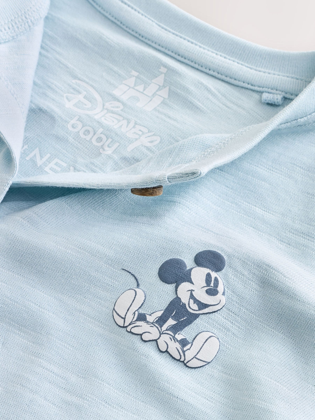Blue Baby Mickey Mouse Jersey Rompers 3 Pack