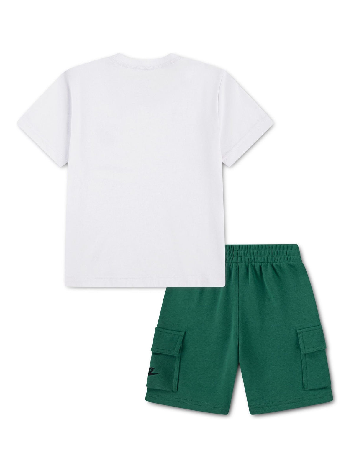 Nike Green Pocket T-Shirt And Cargo Shorts Set
