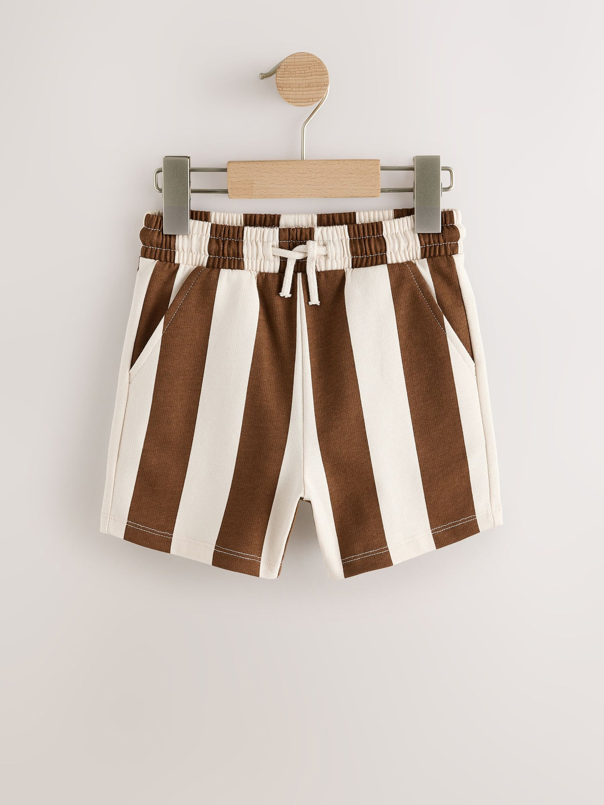 Brown/Cream Printed Shorts Pack (3mths-7yrs)