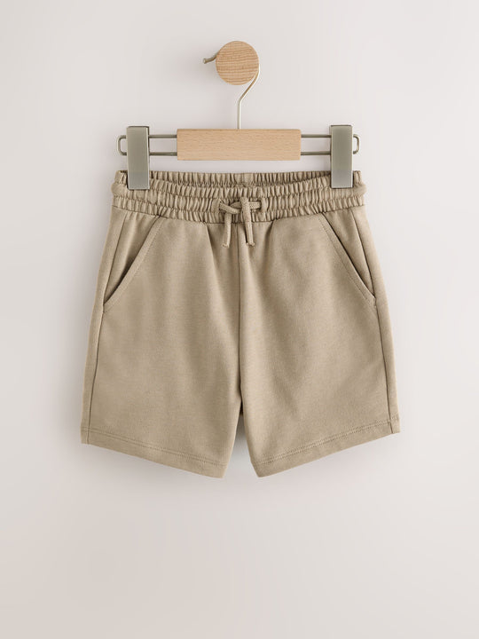 Brown/Cream Jersey Shorts 3 Pack (3mths-7yrs)