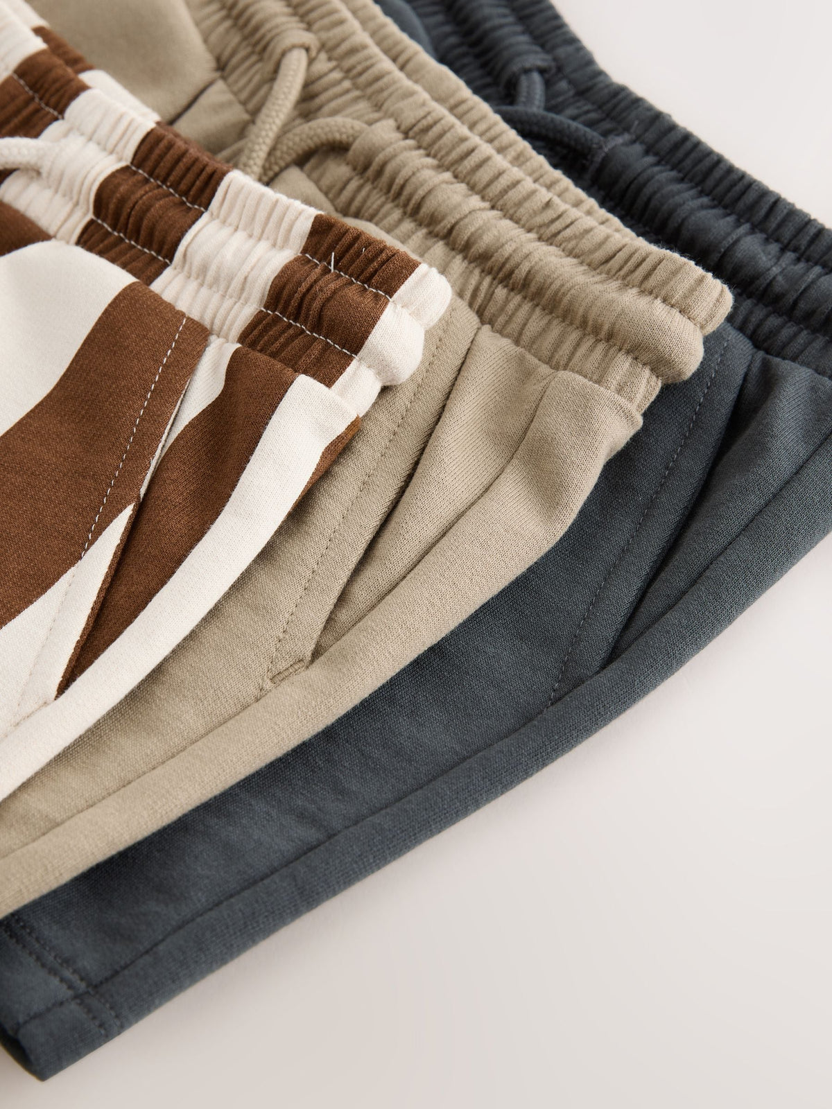 Brown/Cream Printed Shorts Pack (3mths-7yrs)