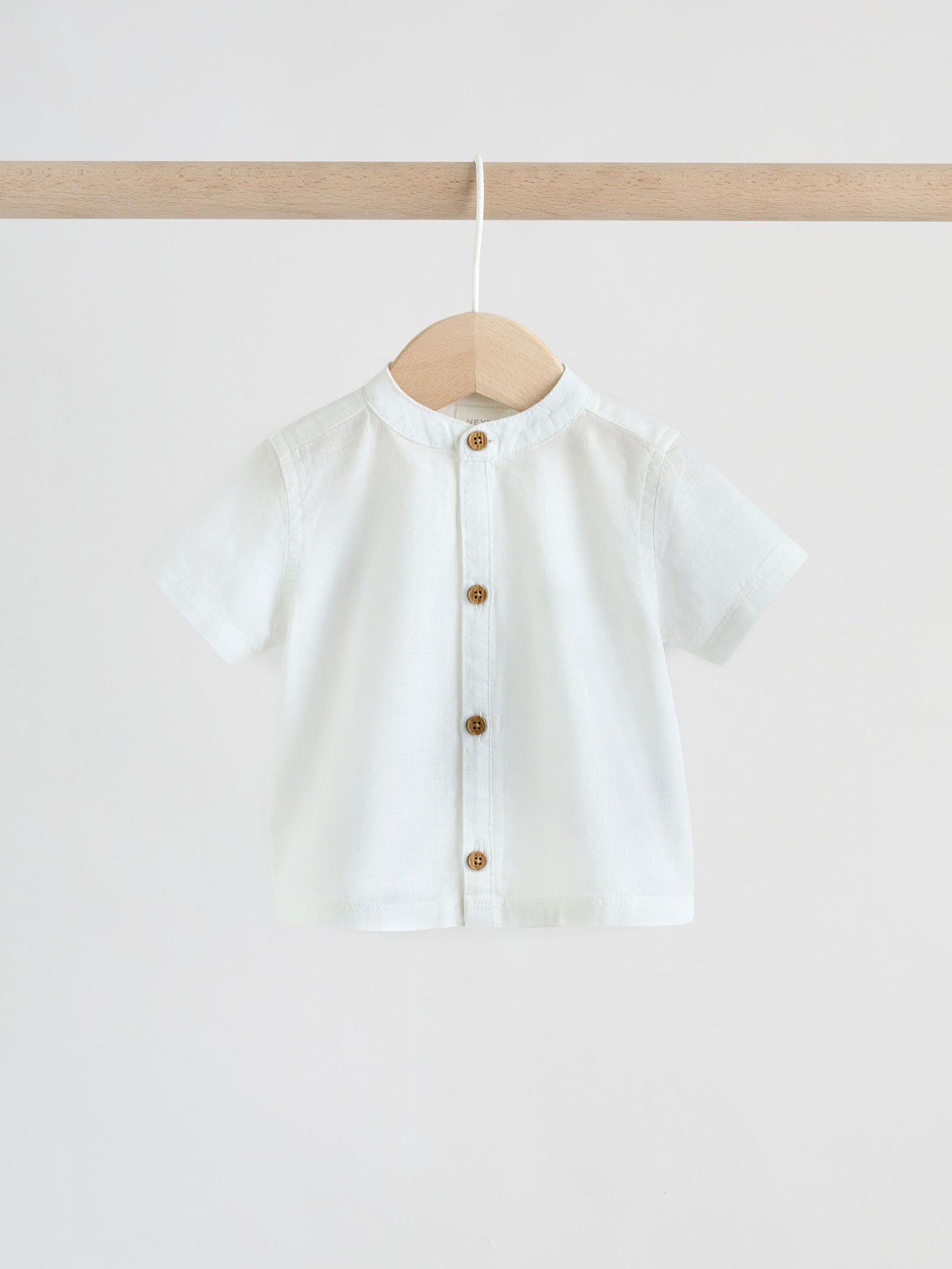 Neutral Woven Waistcoat, Shirt and Shorts Baby Set 3 Piece (0mths-2yrs)