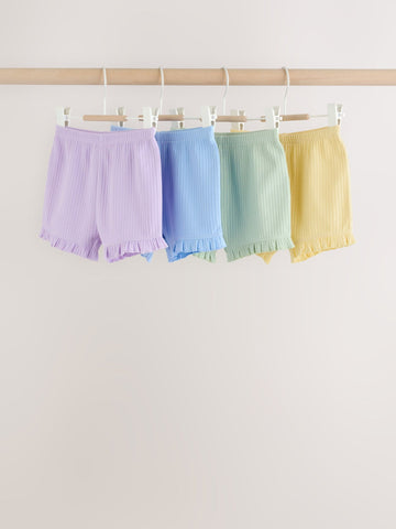 Multi Baby Shorts 4 Pack (0mths-2yrs)