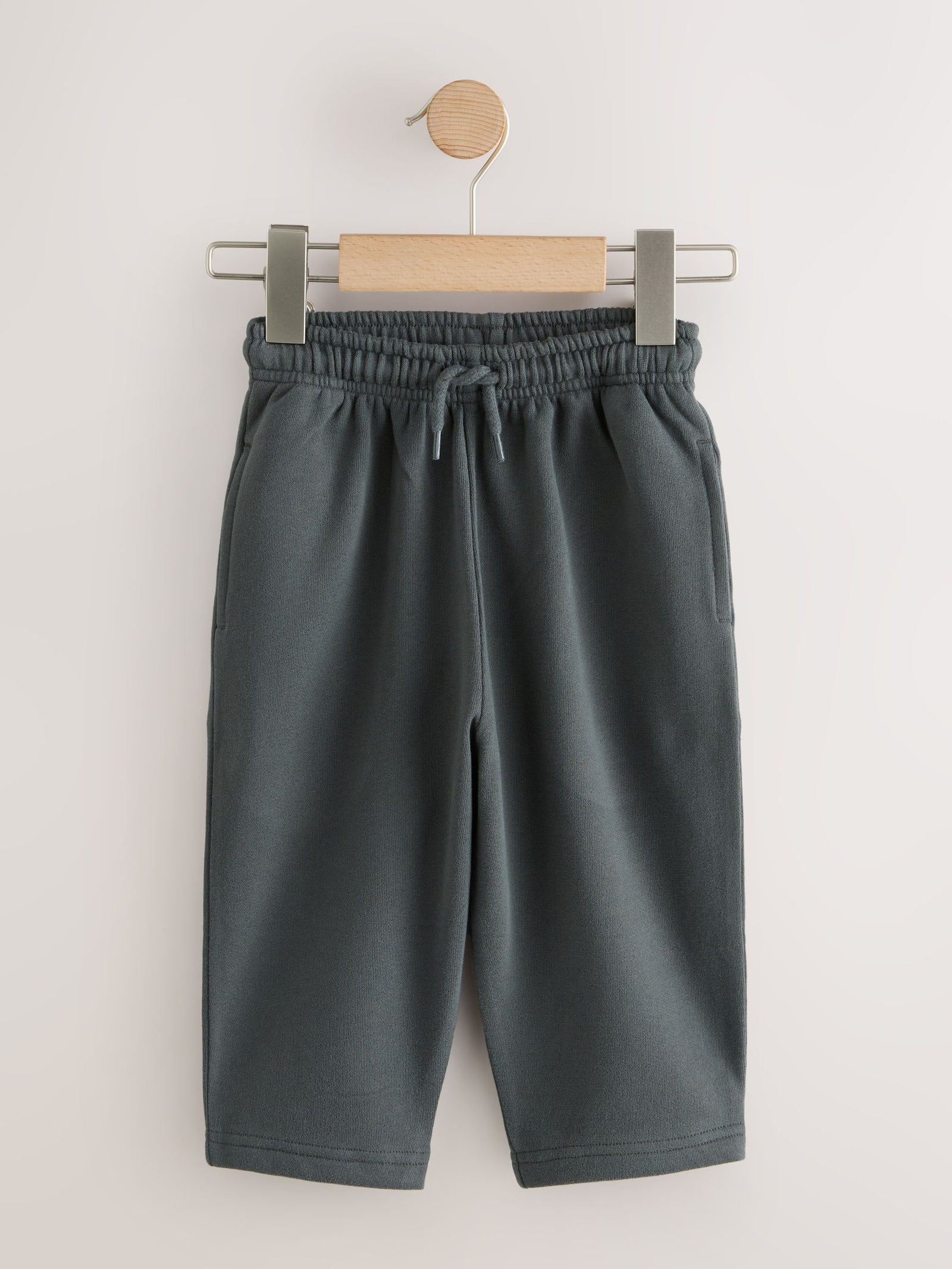 Charcoal Grey Wide Fit Soft Touch Jersey Joggers (3mths-7yrs)