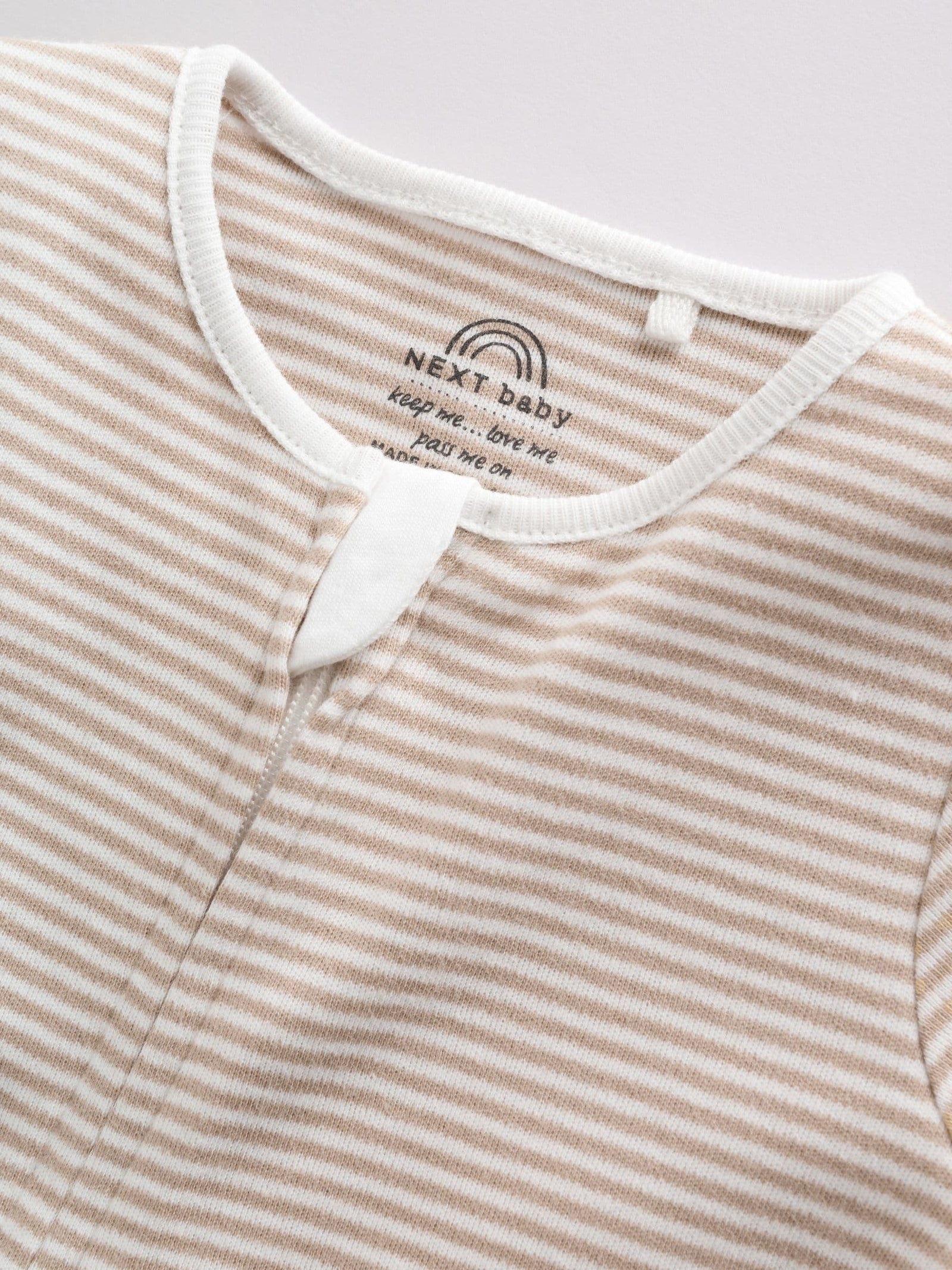 Ecru White Baby Rompers 3 Pack (0mths-3yrs)