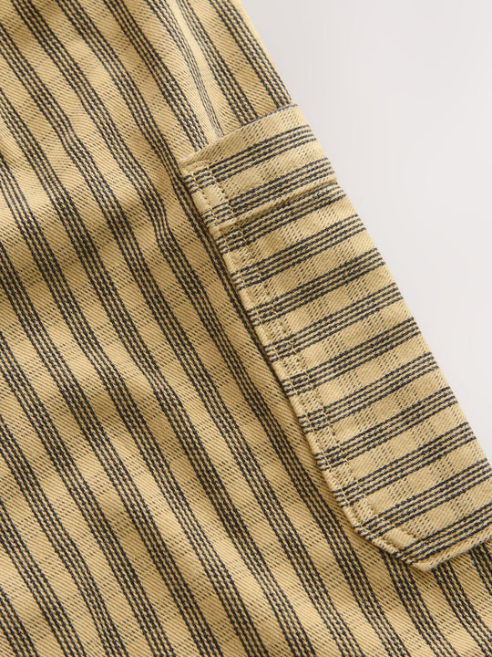 Yellow Print Side Pocket Wide Trousers (3mths-7yrs)