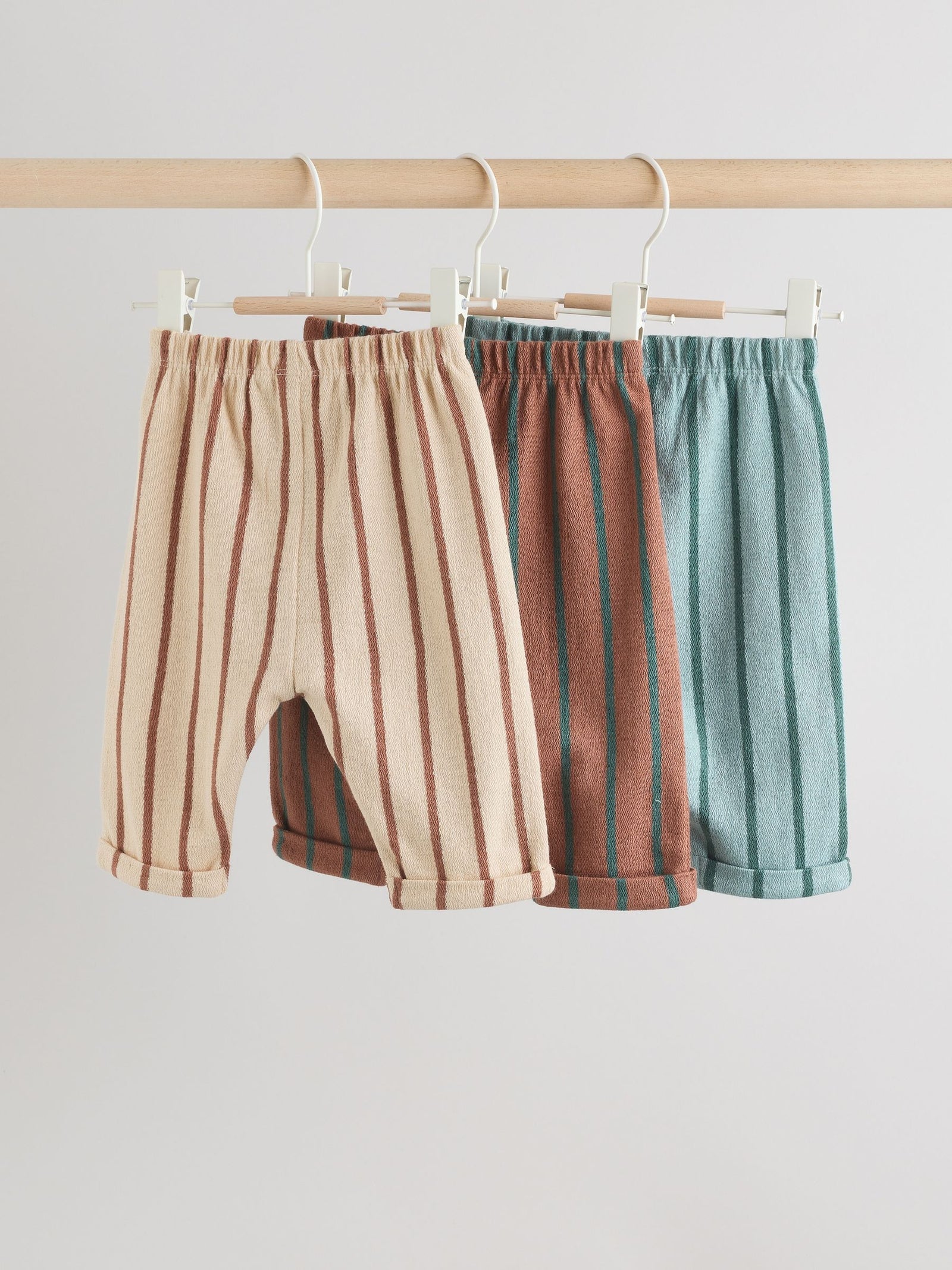 Minerals Baby Straight Leg Joggers 3 Pack (0mths-2yrs)