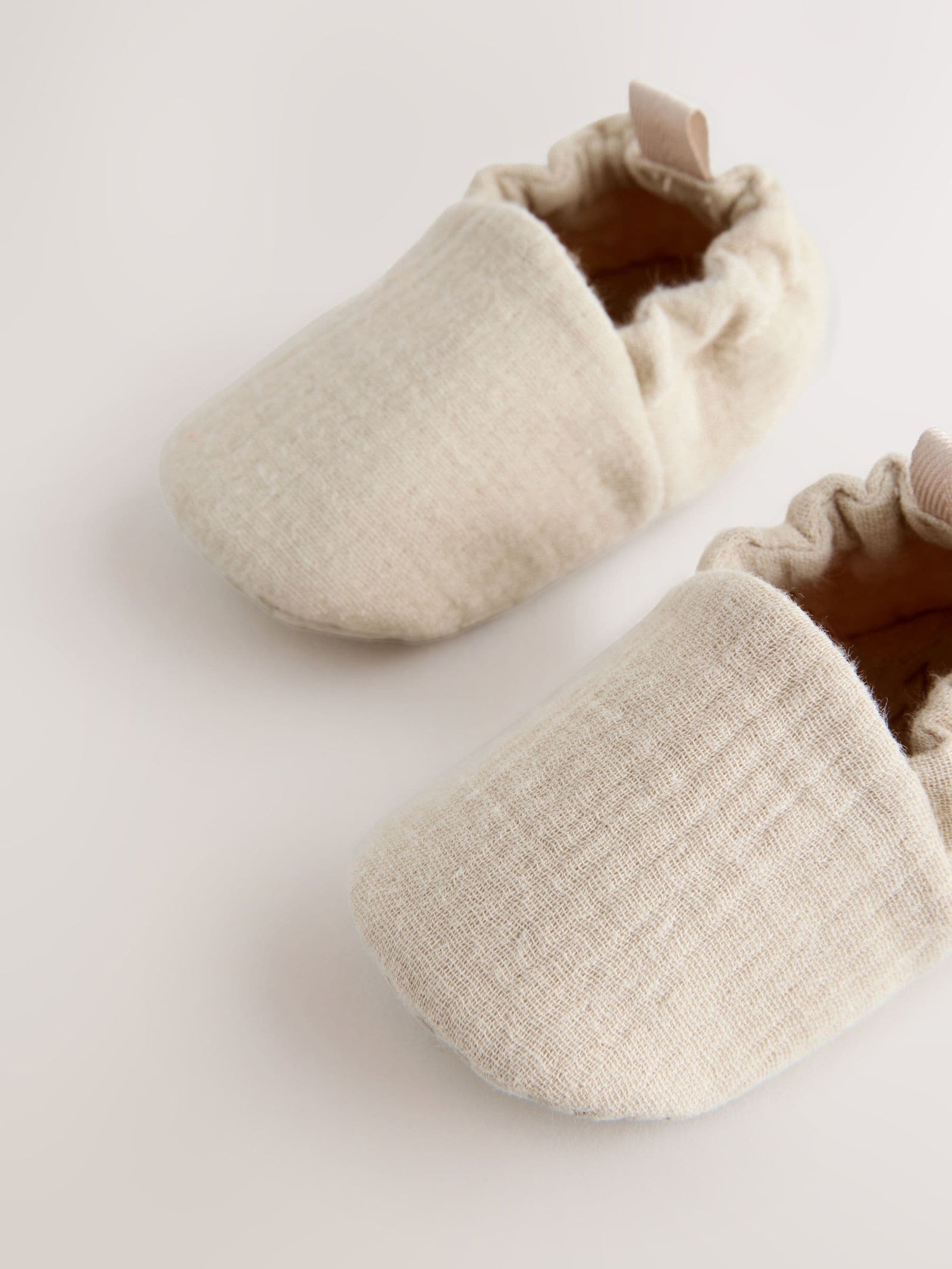 Neutral Slip-On Baby Shoes (0-18mths)