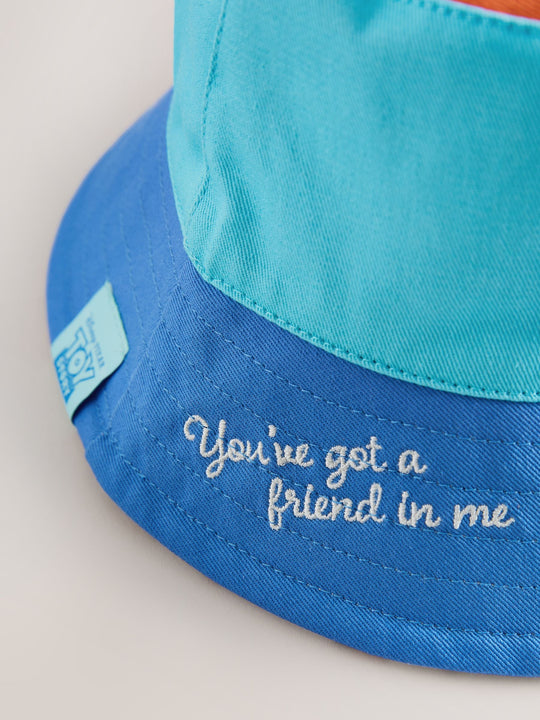 Blue/Orange Toy Story Bucket Hat (3mths-10yrs)