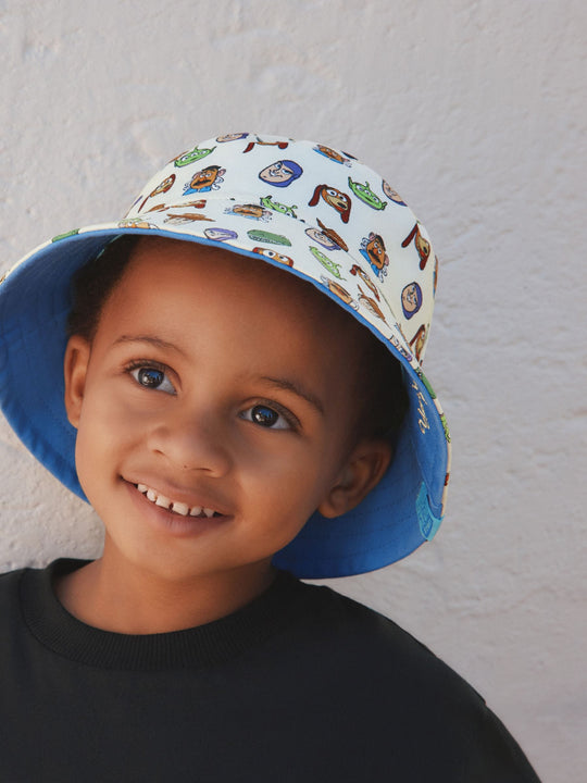 Blue/Orange Toy Story Bucket Hat (3mths-10yrs)