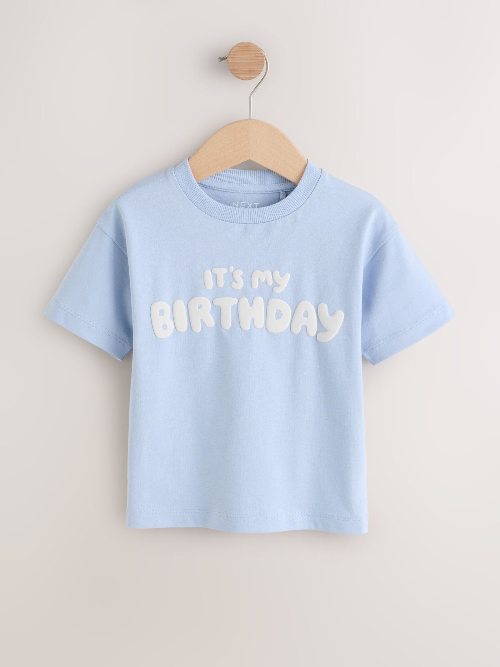 Blue It's My Birthday Short Sleeve Graphic T-Shirt (3mths-7yrs)