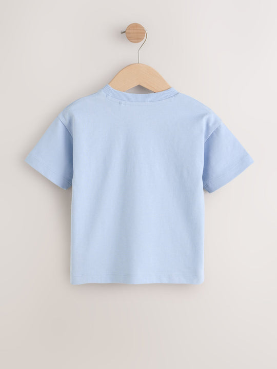 Blue It's My Birthday Short Sleeve Graphic T-Shirt (3mths-7yrs)