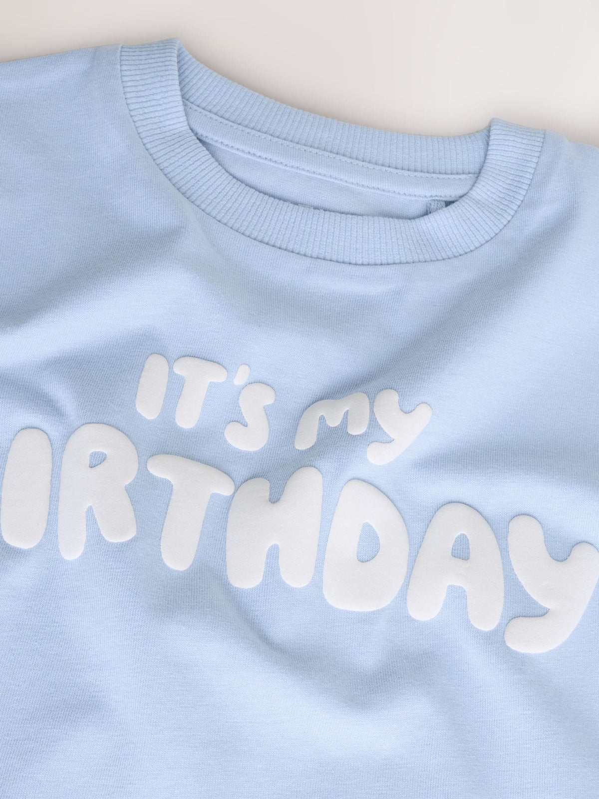Blue It's My Birthday Short Sleeve Graphic T-Shirt (3mths-7yrs)