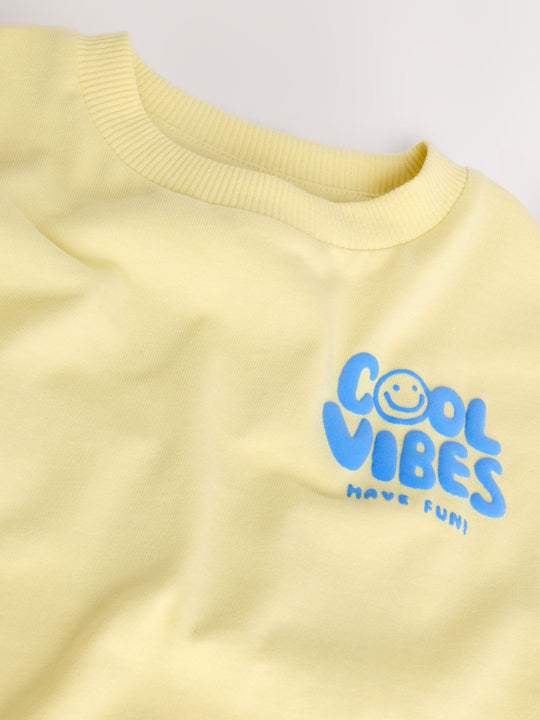 Blue Cool Vibes Short Sleeve Graphic T-Shirt (3mths-7yrs)
