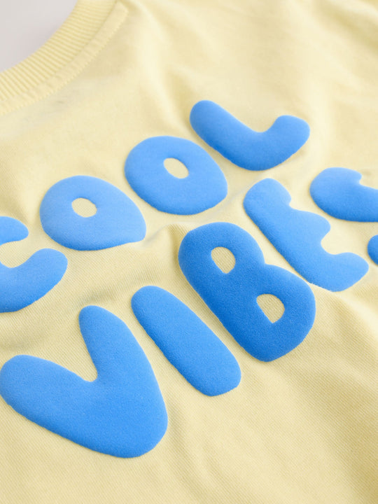 Blue Cool Vibes Short Sleeve Graphic T-Shirt (3mths-7yrs)
