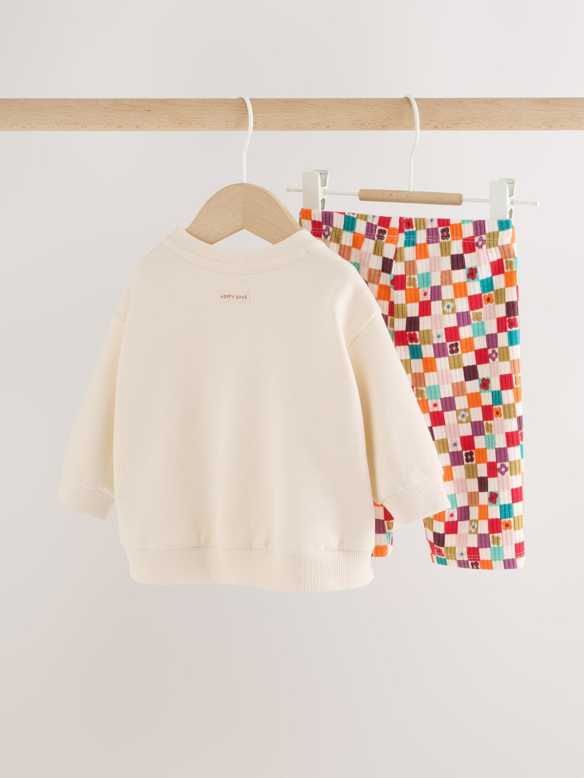 Multi Bright Character Baby Sweat Top And Wide Leggings 2 Piece Set (0mths-2yrs)
