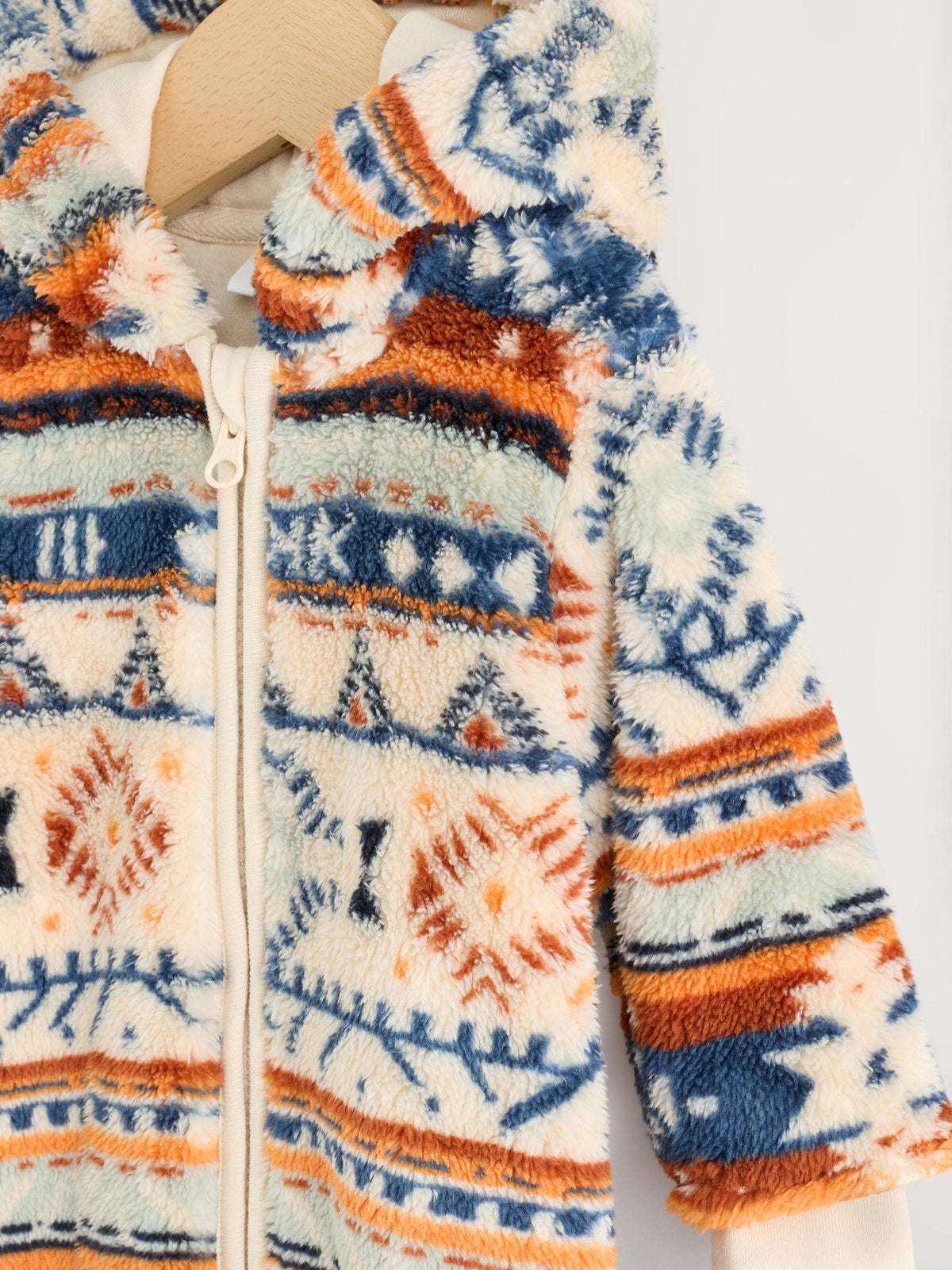 Fairisle Fleece Baby Pramsuit (0mths-2yrs)