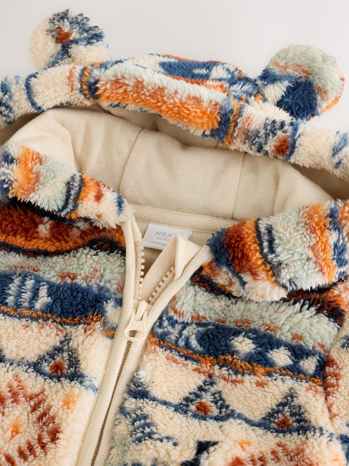 Fairisle Fleece Baby Pramsuit (0mths-2yrs)