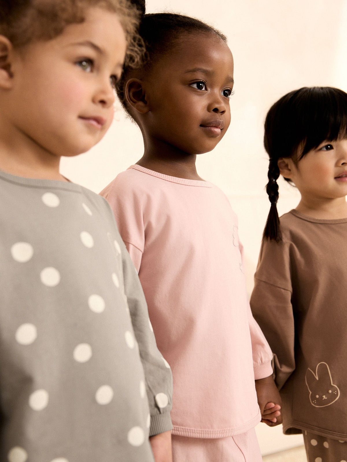 Pink/Grey Jogger Pyjamas 3 Pack (9mths-12yrs)