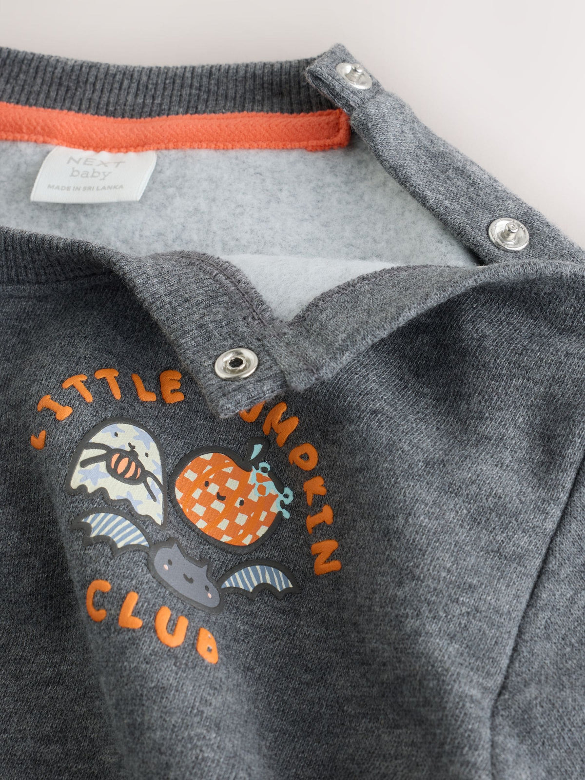 Charcoal Halloween Character Sweat and Legging Baby Set (0mths-2yrs)