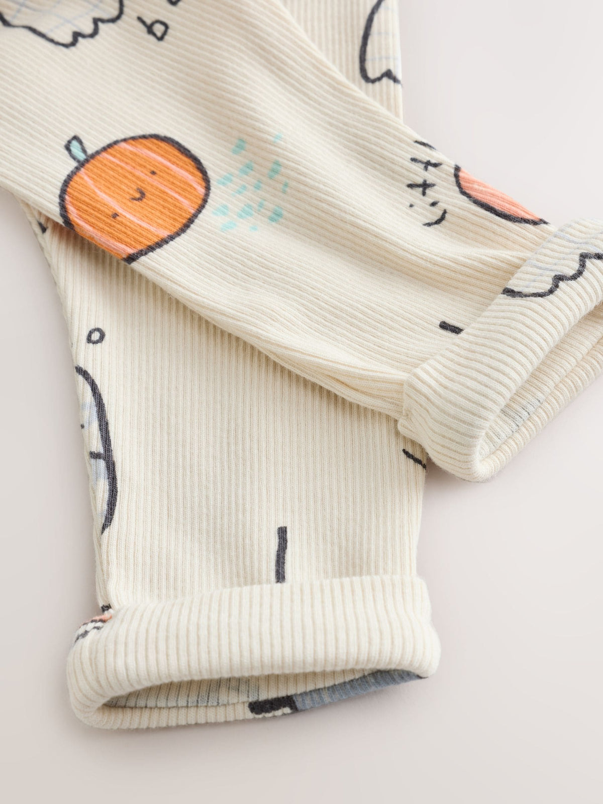 Charcoal Halloween Character Sweat and Legging Baby Set (0mths-2yrs)