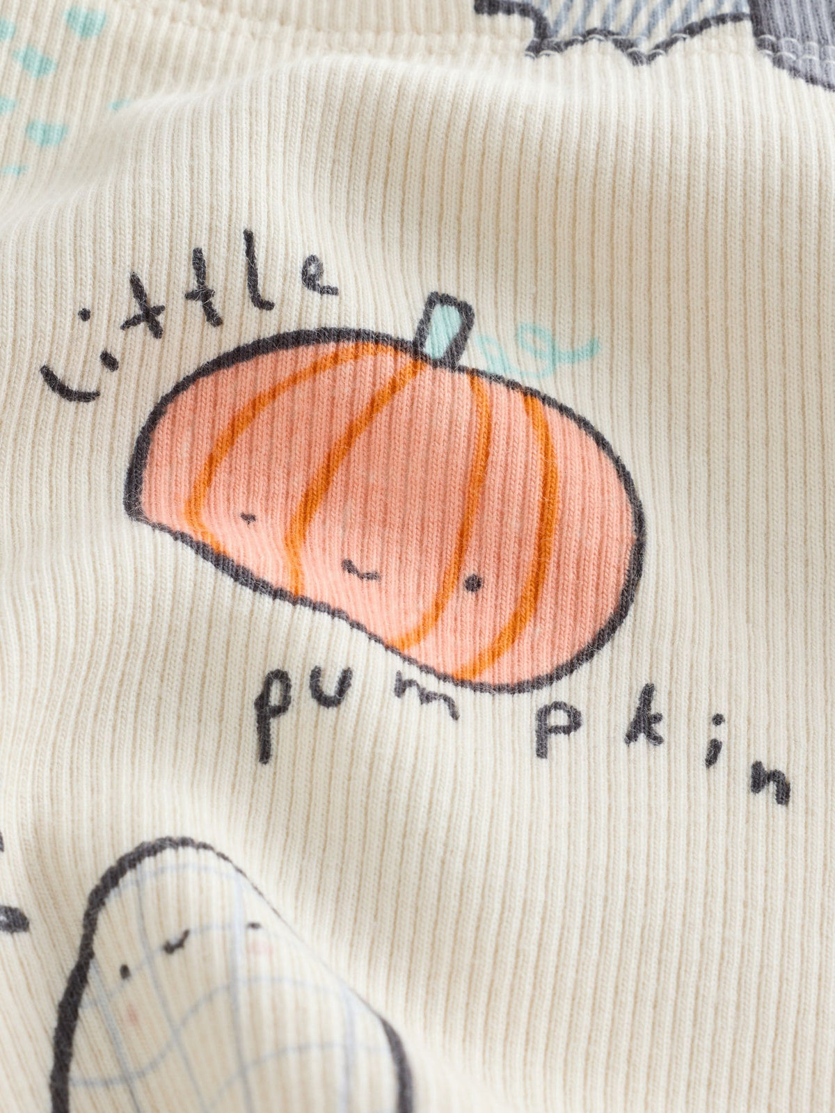 Charcoal Halloween Character Sweat and Legging Baby Set (0mths-2yrs)