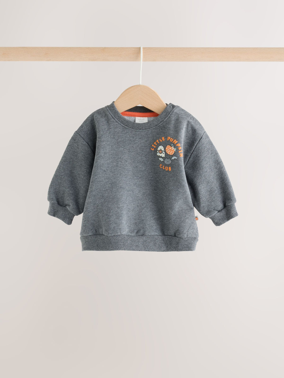 Charcoal Halloween Character Sweat and Legging Baby Set (0mths-2yrs)