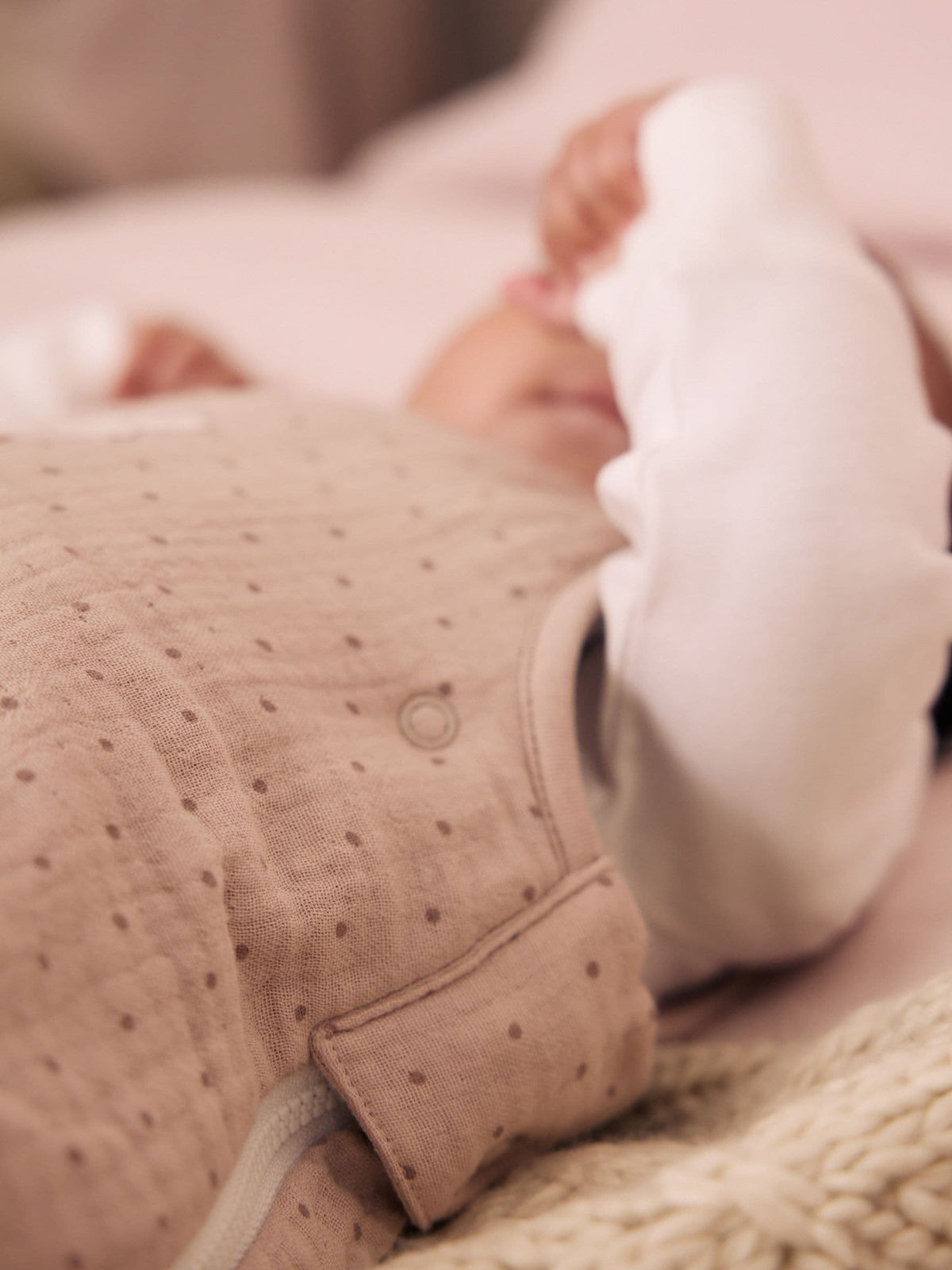 Muslin Applique Mouse 2.5 Tog Baby Sleep Bag