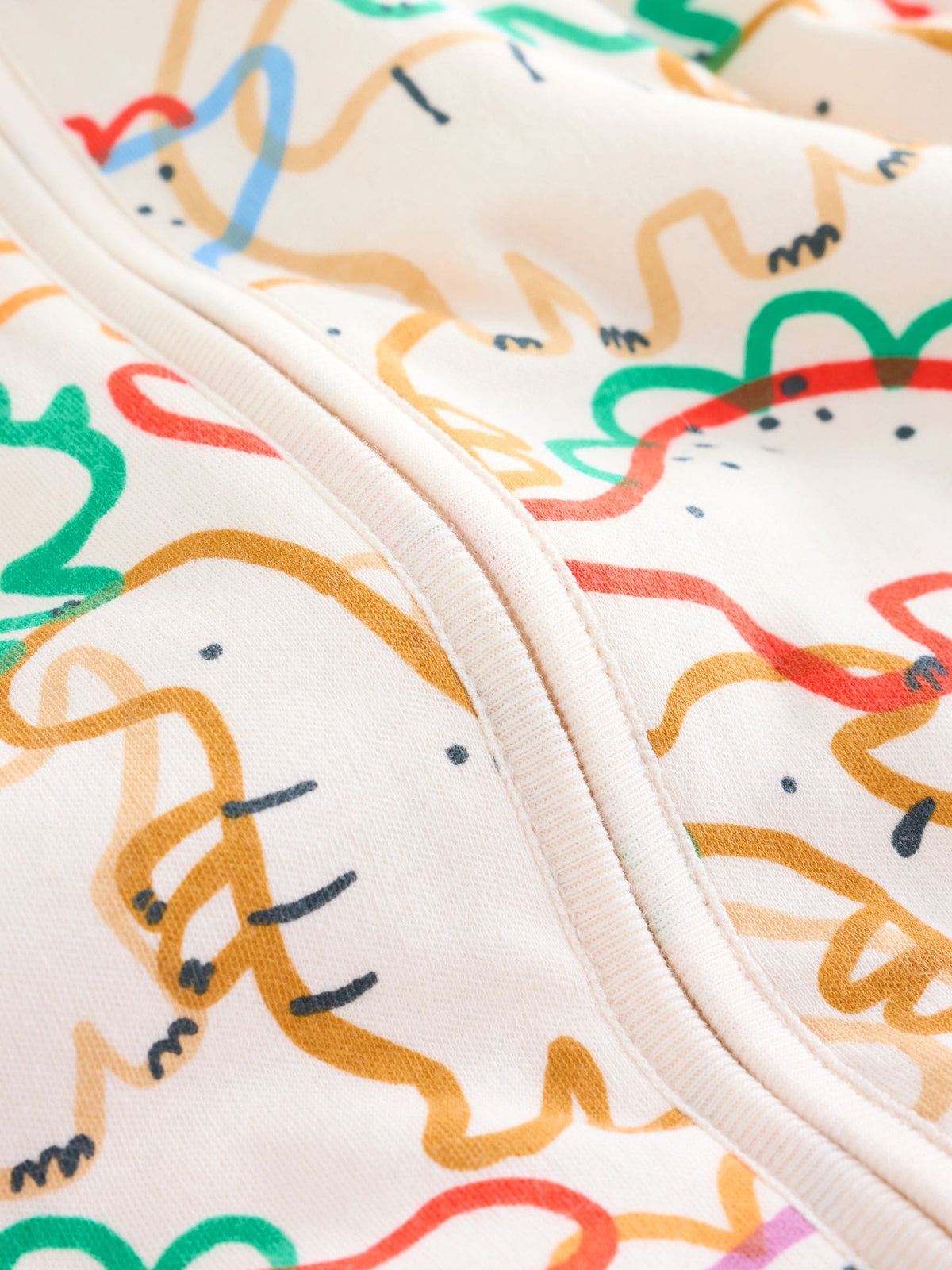 Multi Linear Dino 2.5 Tog Removable Sleeve Baby Sleep Bag