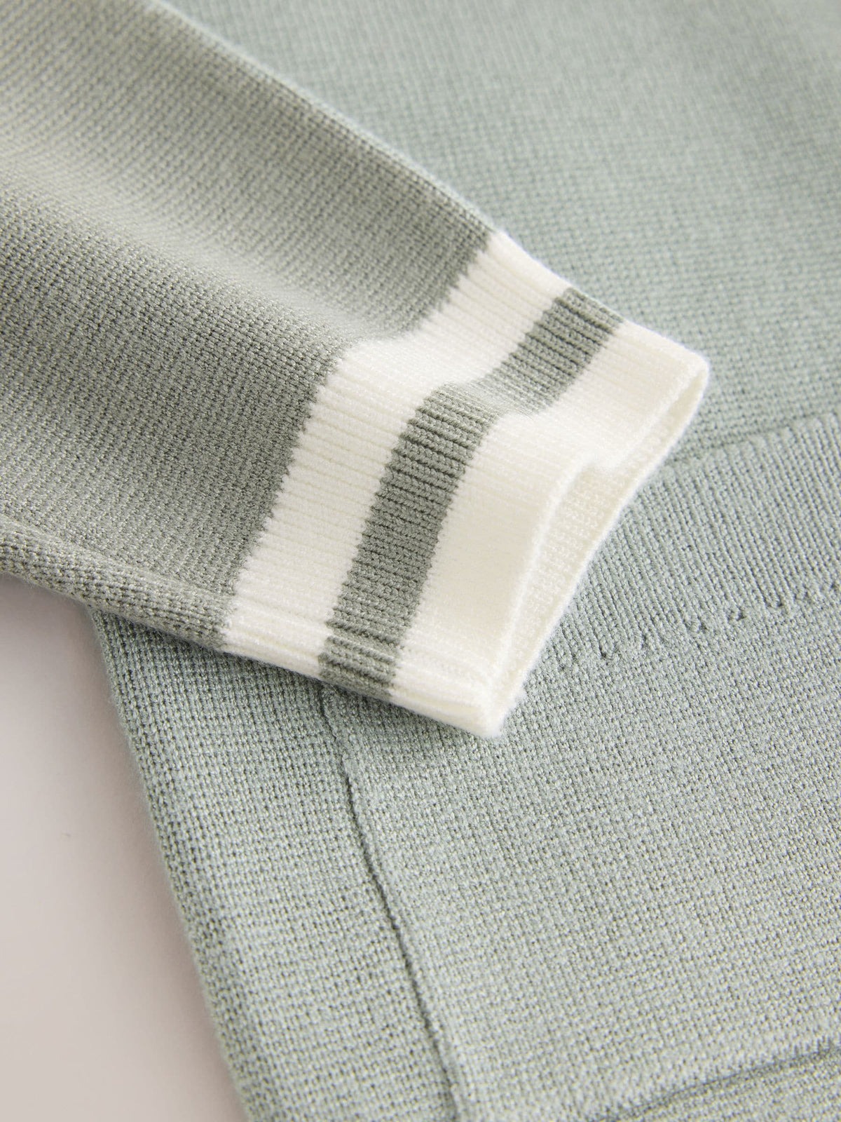 Baker by Ted Baker Green 3 Piece Knitted Varsity Cardigan T-Shirt and Joggers Set 3 Piece