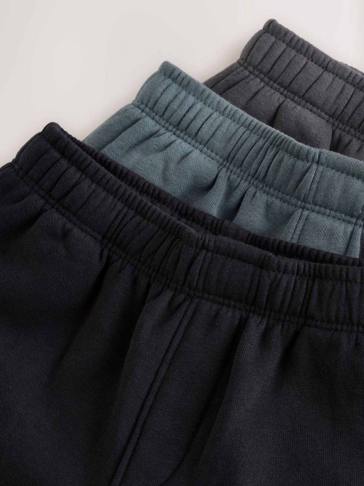 Black/Grey Wide Joggers 3 Pack (3mths-7yrs)