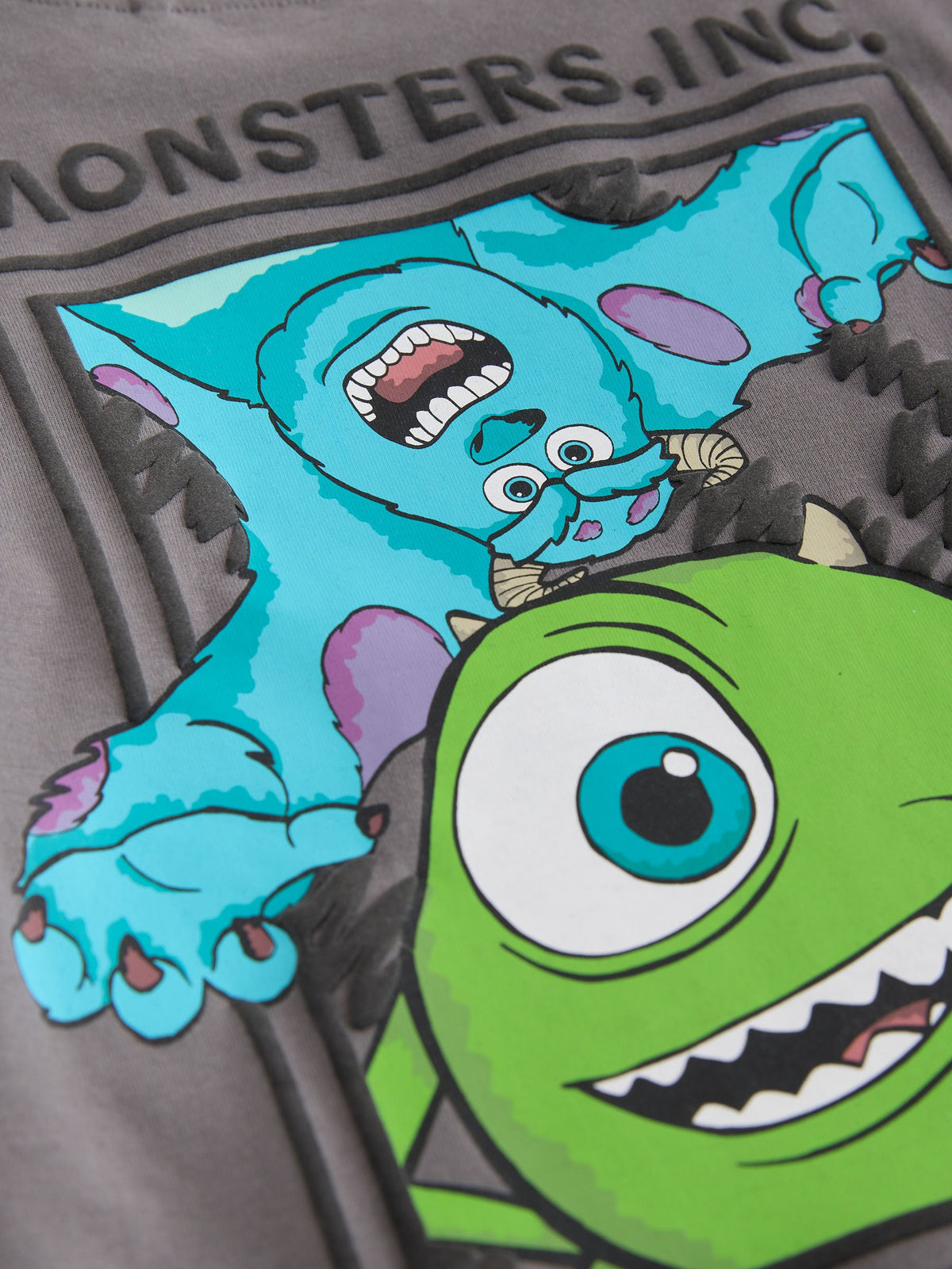 Charcoal Grey Monsters Inc. Long Sleeve T-Shirt (6mths-8yrs)