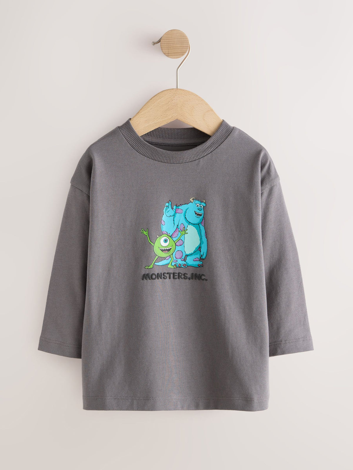Charcoal Grey Monsters Inc. Long Sleeve T-Shirt (6mths-8yrs)