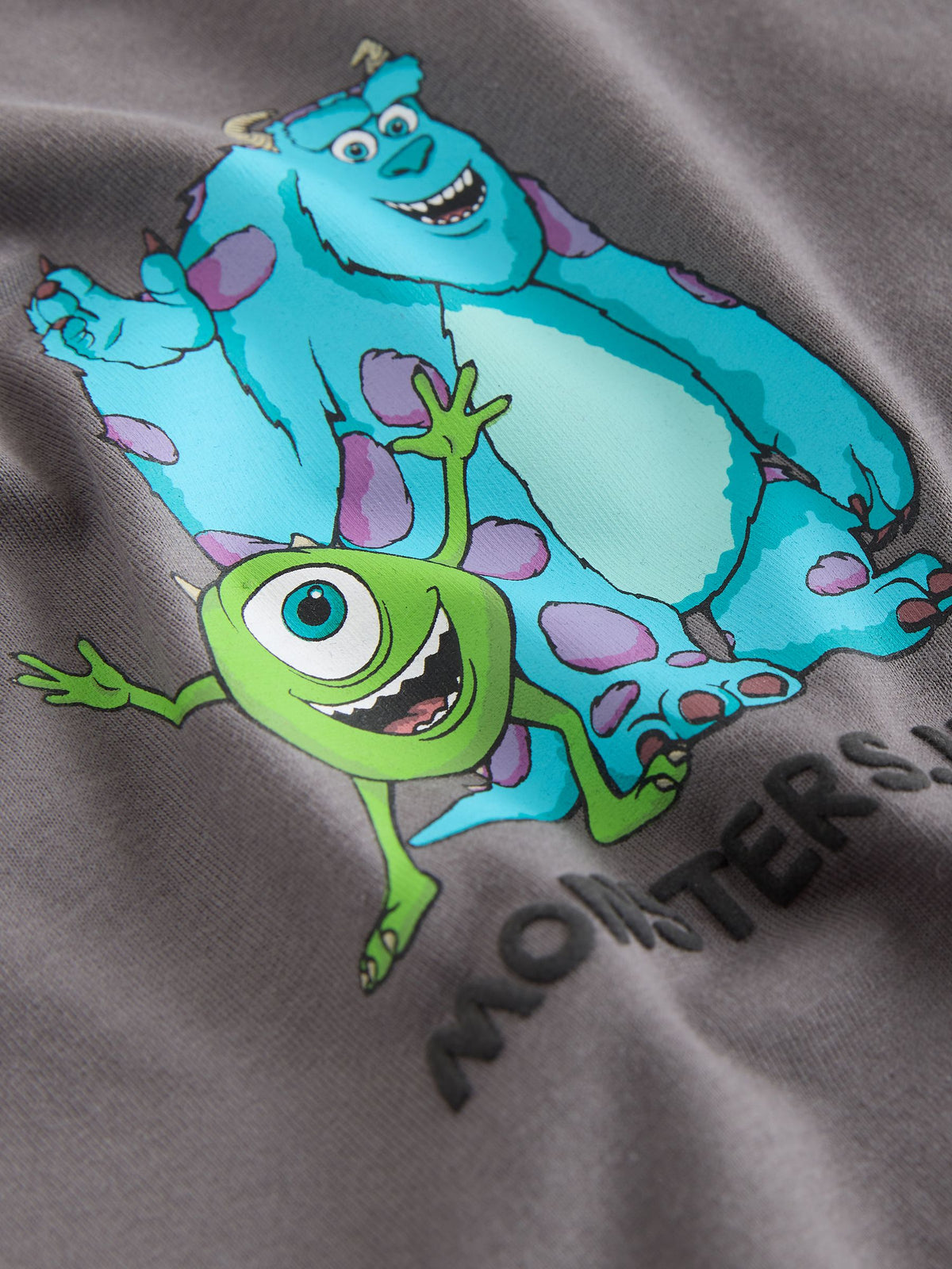 Charcoal Grey Monsters Inc. Long Sleeve T-Shirt (6mths-8yrs)