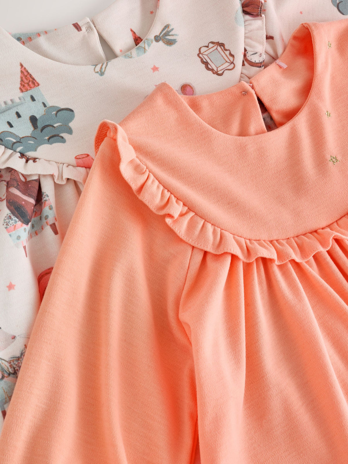Orange/White Nighties 2 Pack (2-12yrs)