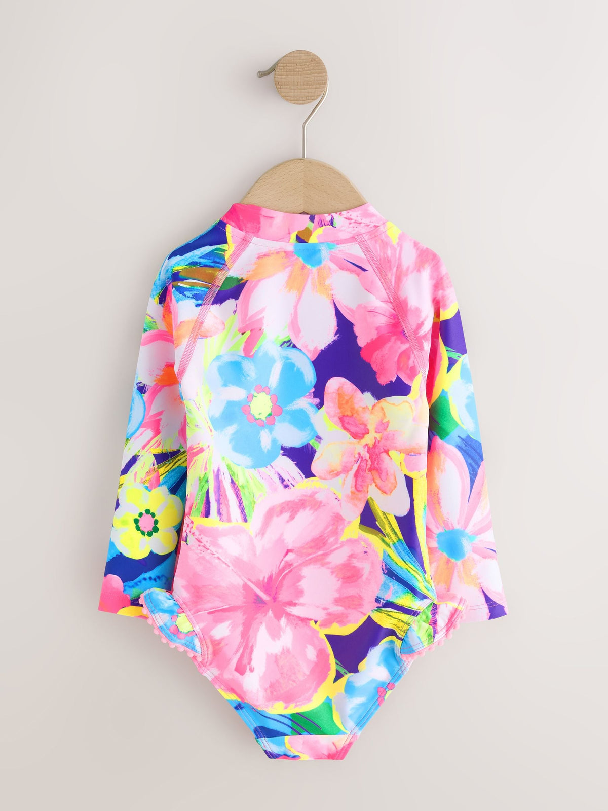 Bright Tropical Sunsafe Long Sleeve Swimsuit (3mths-7yrs)