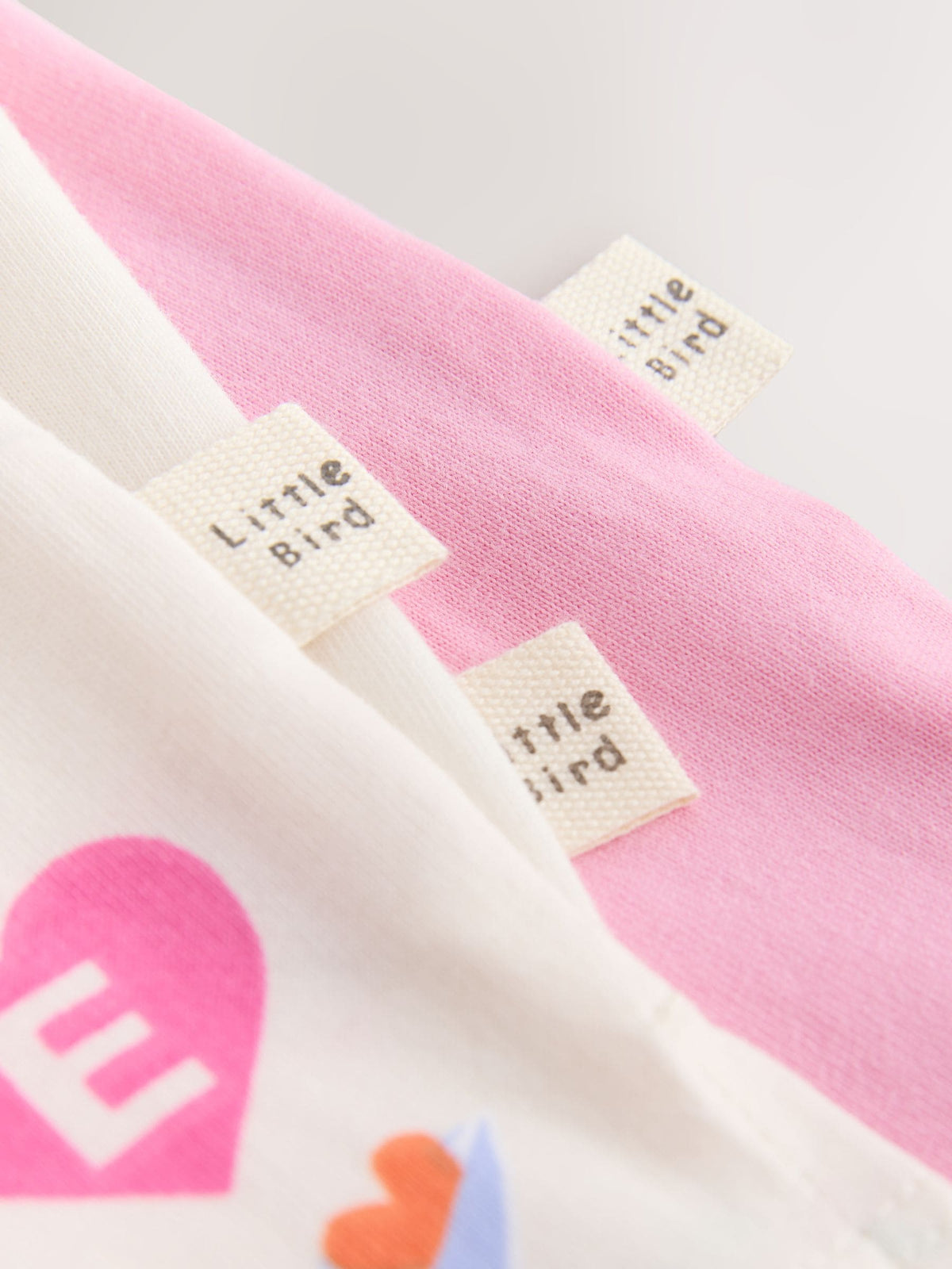 Little Bird by Jools Oliver Rainbow Slogan Boxy T-Shirt