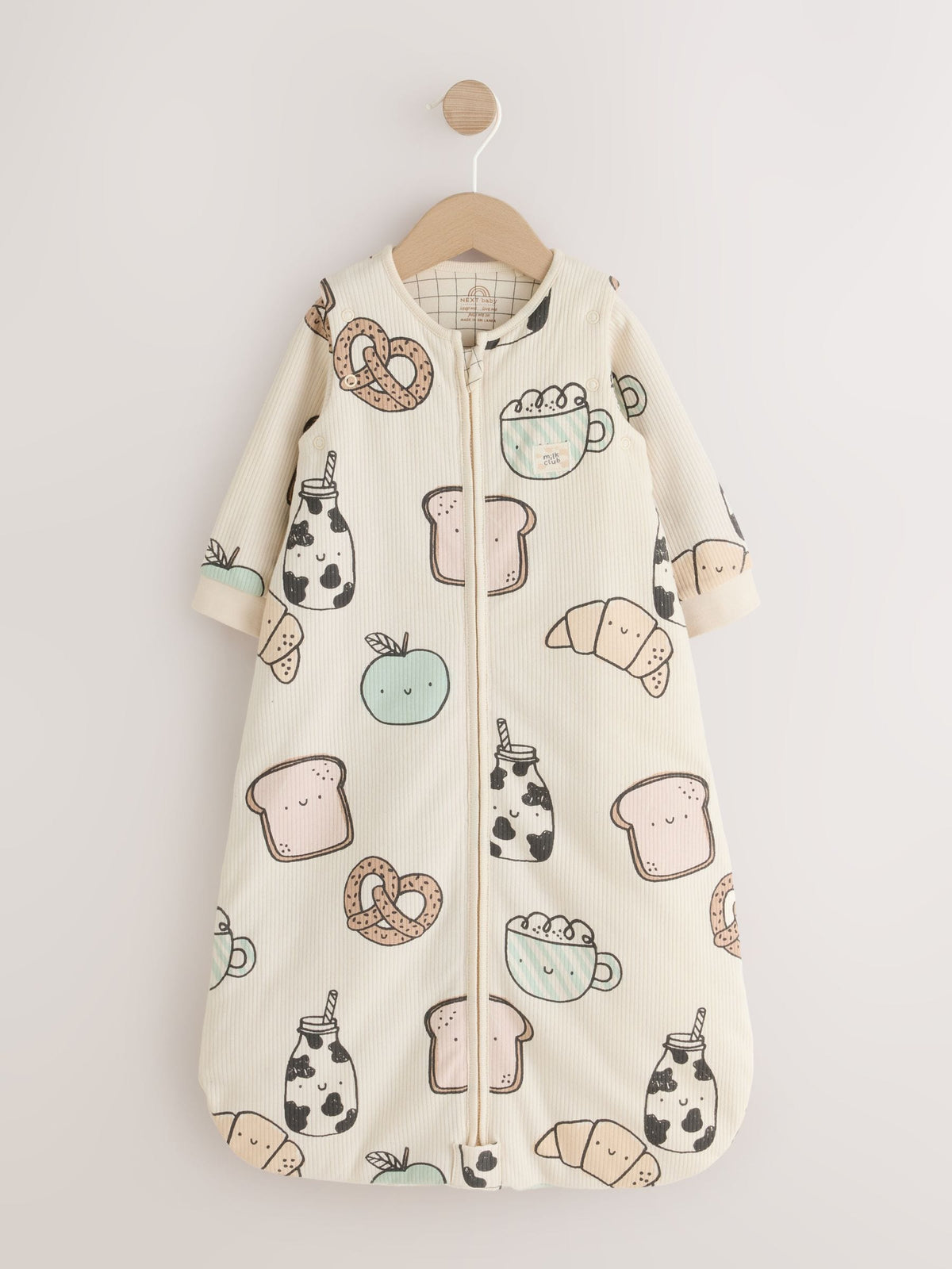 Milk Club 2.5 Tog Removable Sleeve Baby Sleep Bag