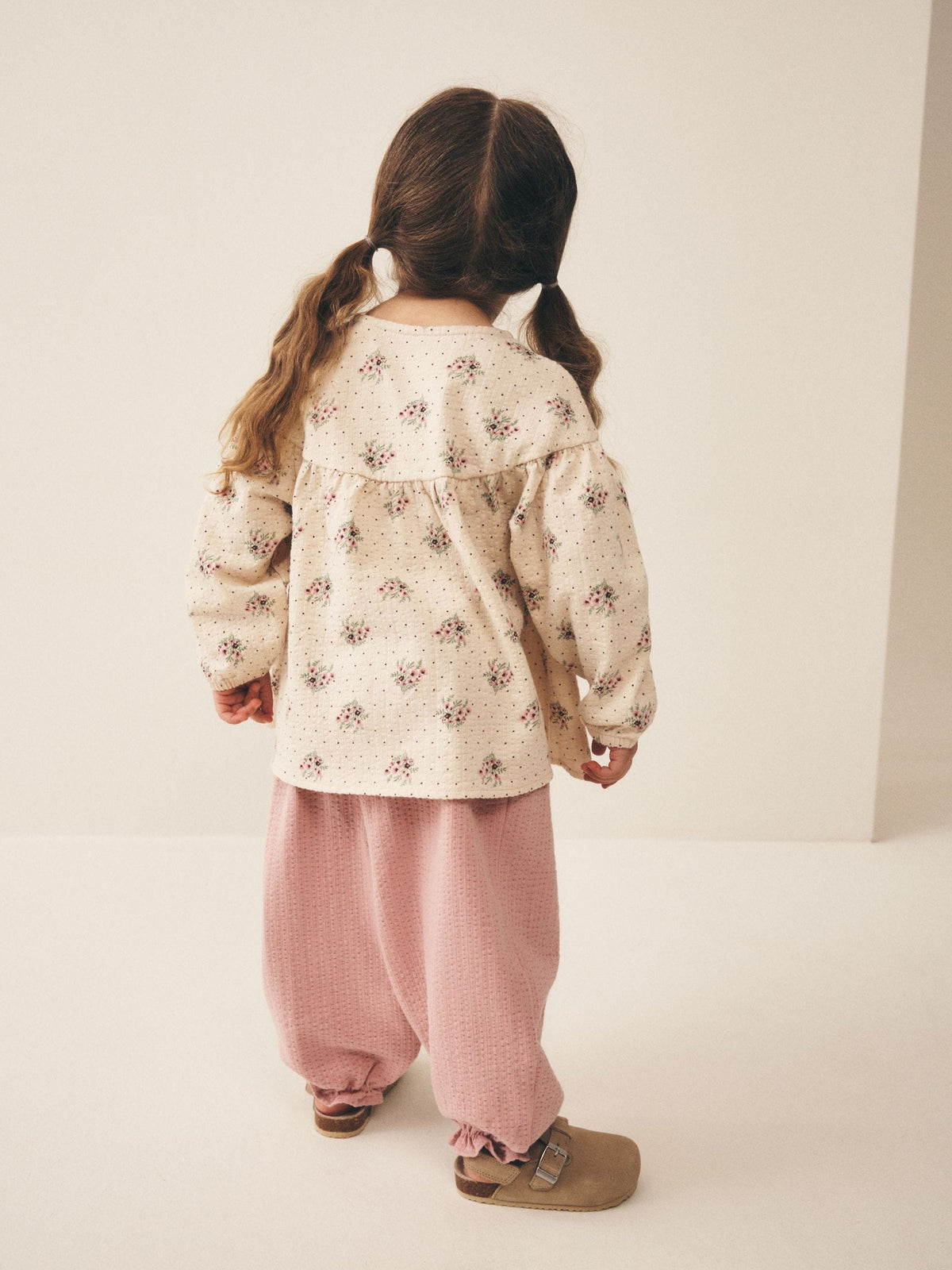Pink Long Sleeve Blouse and Bloomer Trousers 4 Pack (3mths-7yrs)