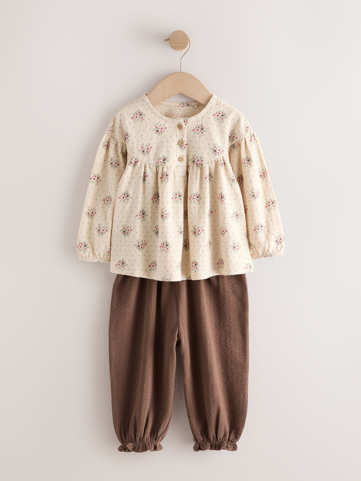 Pink Long Sleeve Blouse and Bloomer Trousers 4 Pack (3mths-7yrs)