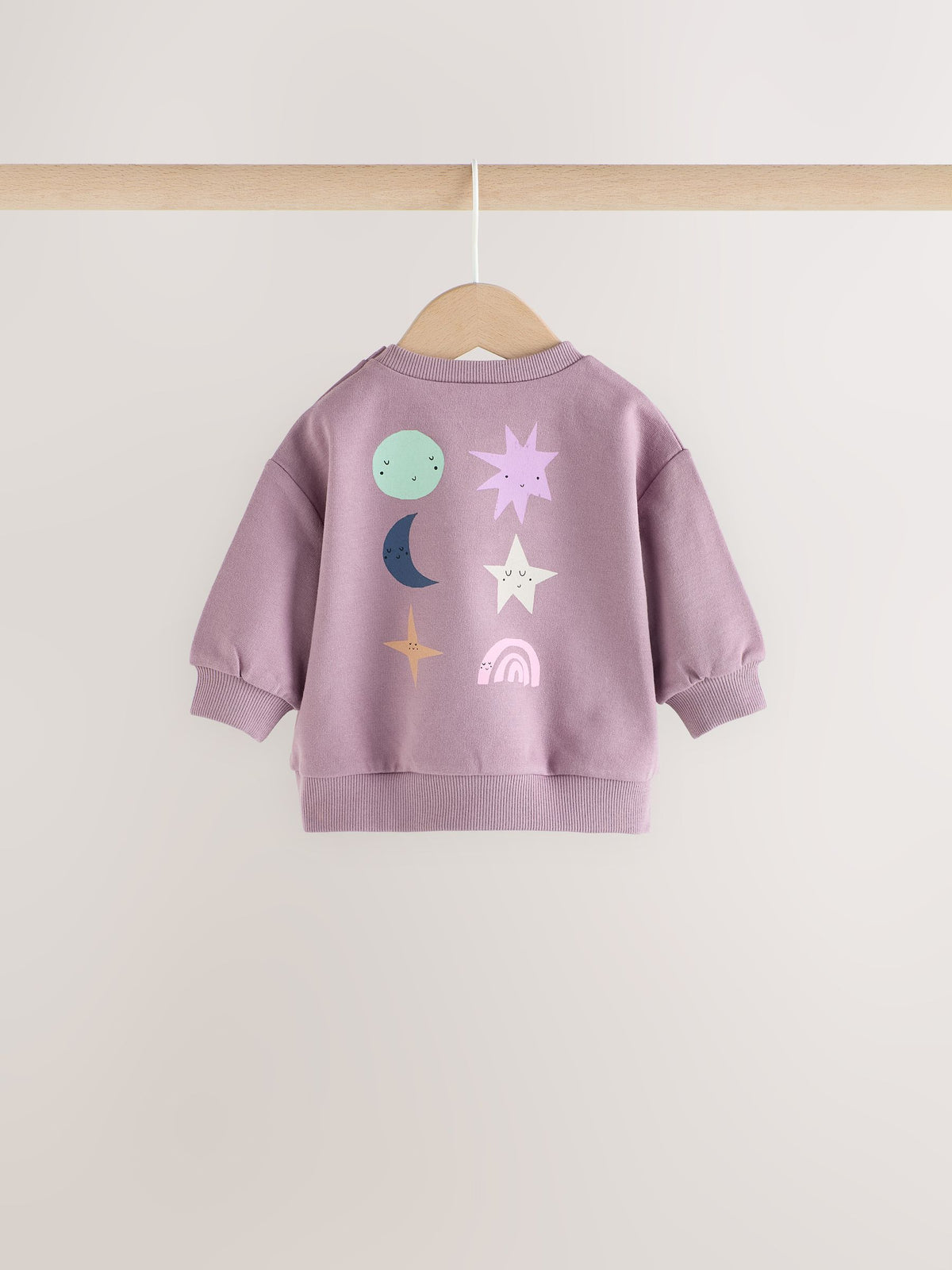 Purple Cosmic Baby Sweat Top And Joggers Set 2 Piece (0mths-2yrs)