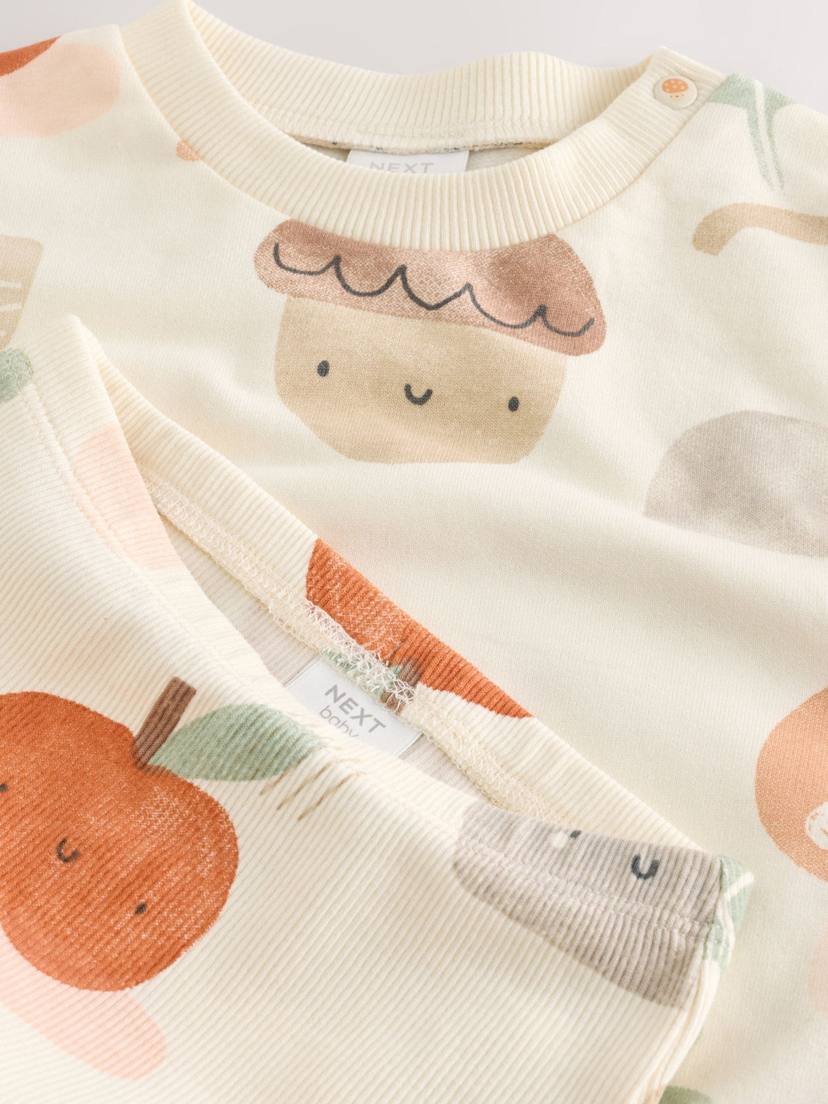 Neutral Autumn Print Sweatshirt and Leggings Baby Set (0mths-2yrs) (0mths-2yrs)