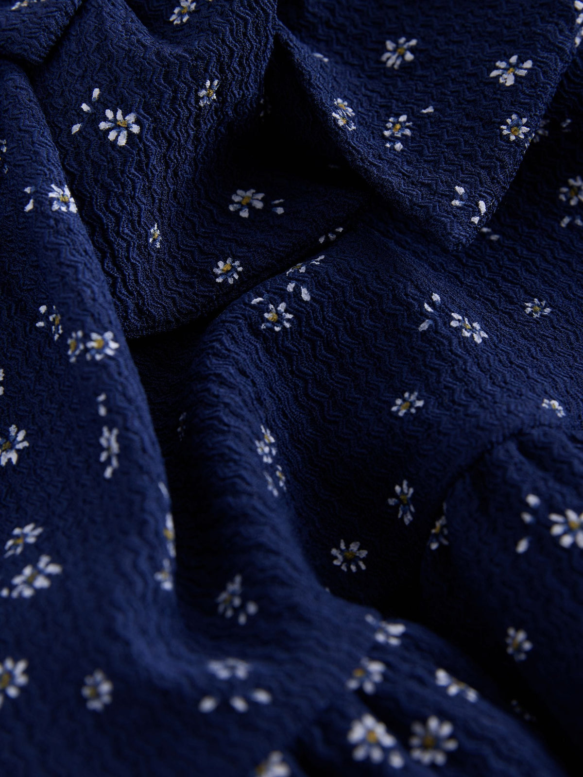 Navy Long Sleeve Tiered Dress (3mths-7yrs)