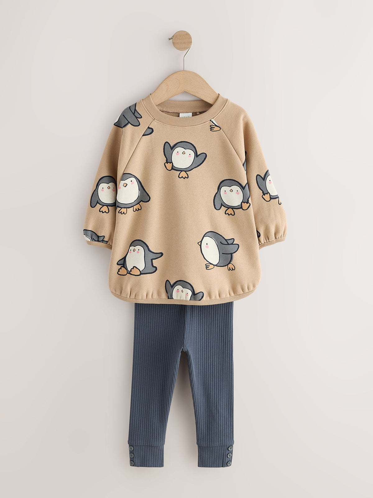 Neutral Sweatshirt and Leggings Set (3mths-7yrs)