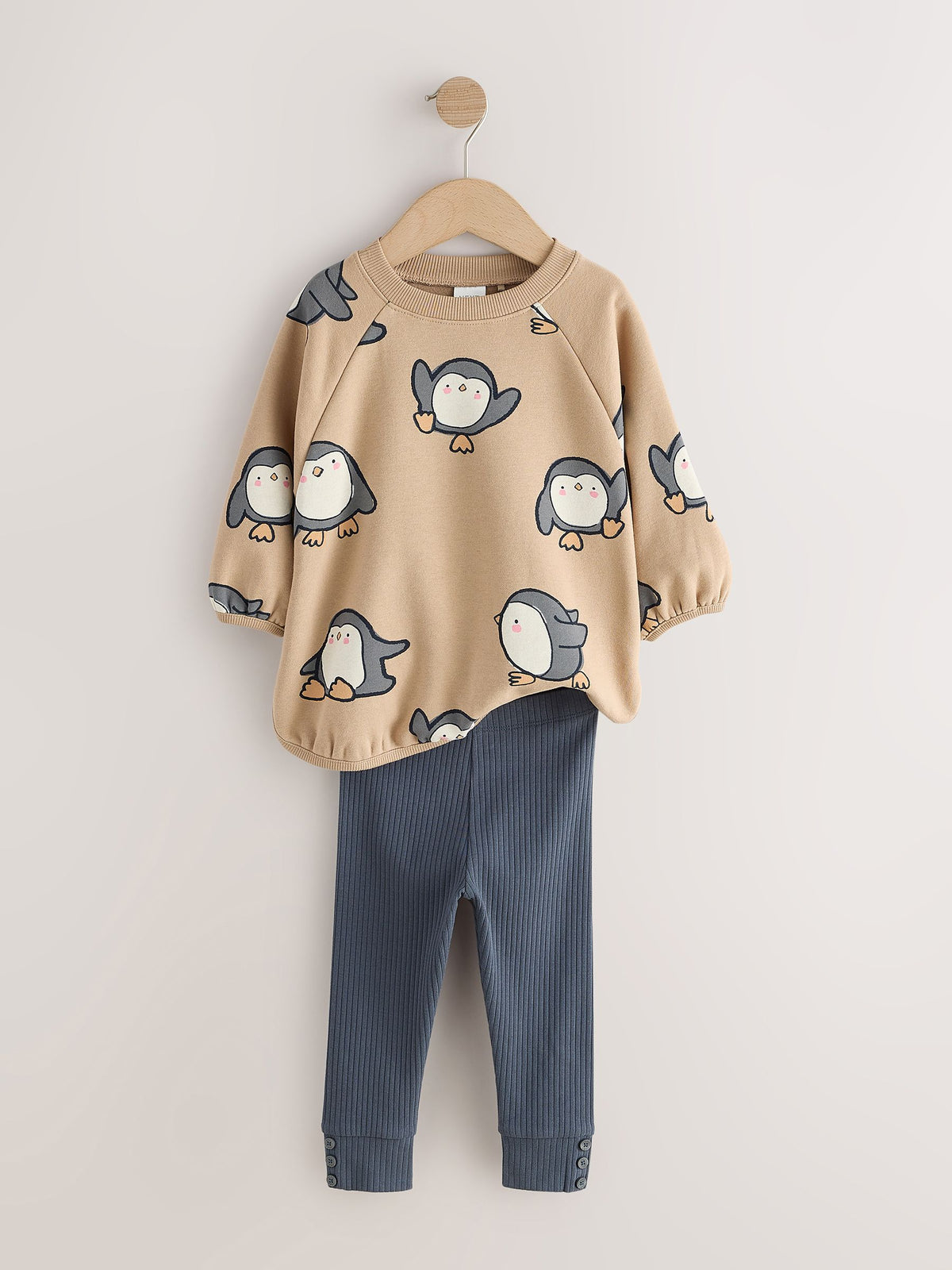 Neutral Sweatshirt and Leggings Set (3mths-7yrs)