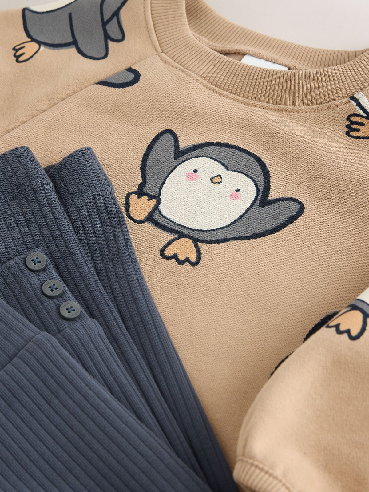 Neutral Sweatshirt and Leggings Set (3mths-7yrs)
