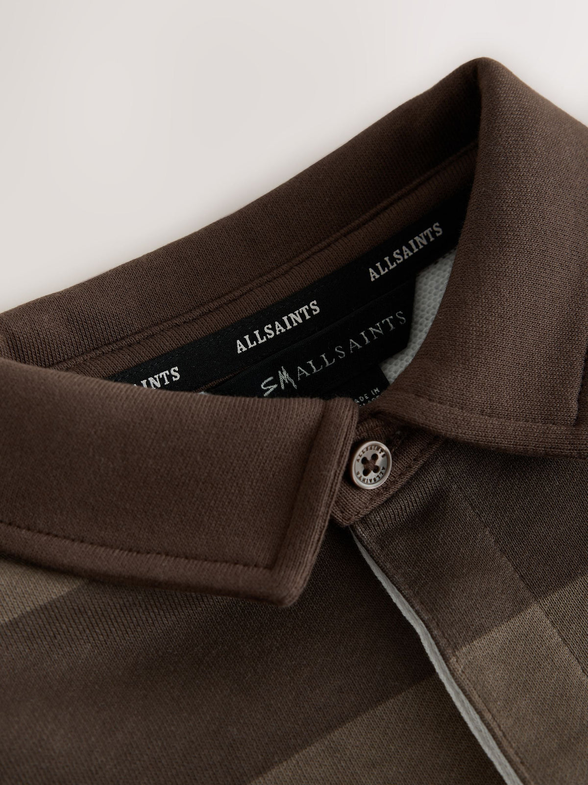 smALLSAINTS Brown Striped Rugby Top And Joggers Set